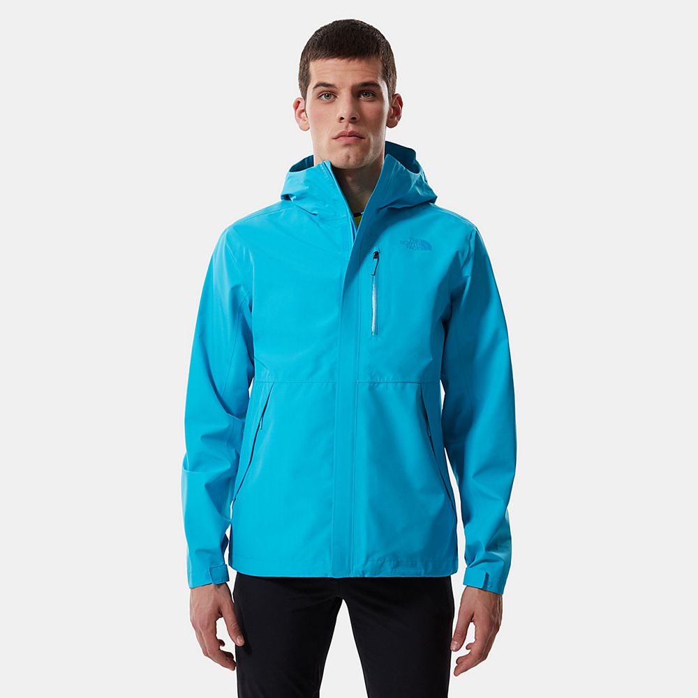 The North Face Rain Jacket Mens Australia - The North Face Dryzzle Futurelight™ Blue Hiking (GOR-510